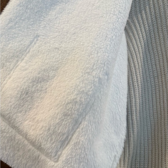 LETY & ME Fleece Hooded Knit Cardigan-Jacket EUC - Picture 7 of 10